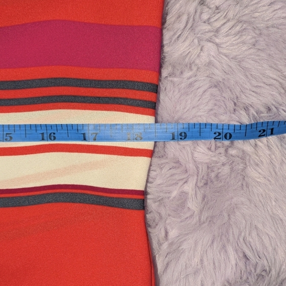 NWOT Ann Taylor Multicolor Striped Blouse - Picture 5 of 6